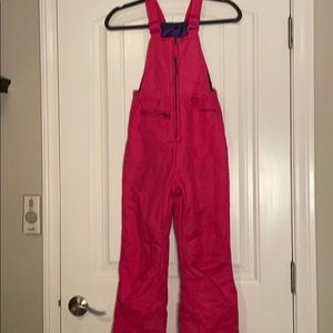 Snow insulated bib overalls